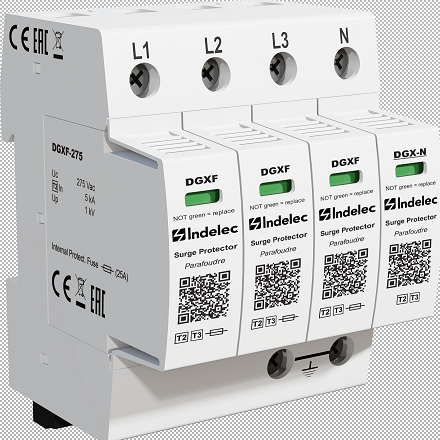 防雷器 Type 2 (或3) DGXF 275 C2，单向，四向，内置熔断器